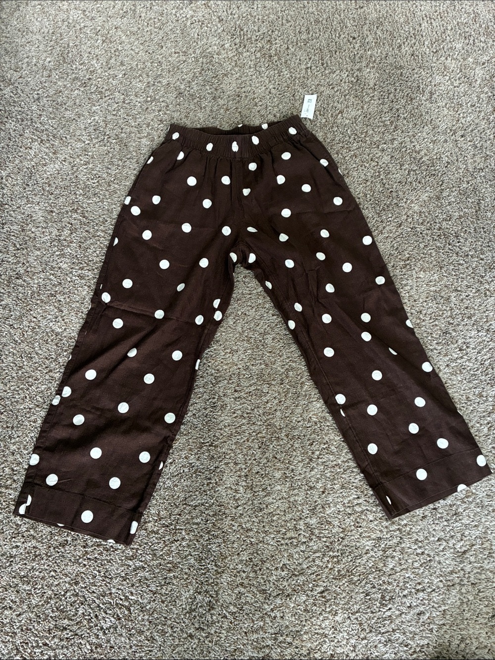 Old Navy Brown Polka Dot Pants